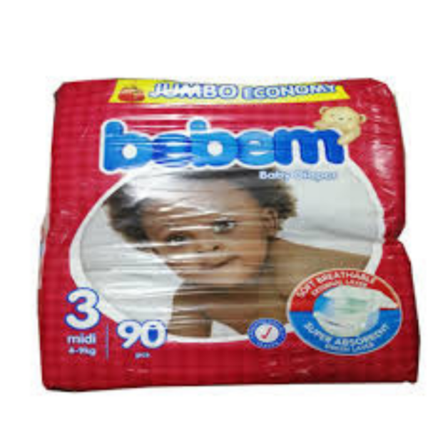 BEBEM BABY DIAPER ECO MIDI SIZE 3 - Image 2