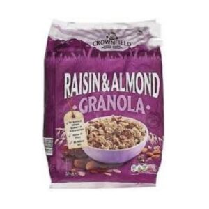 CROWNFIELD RAISIN AND ALMOND GRANOLA 1KG