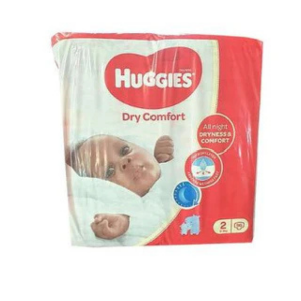 HUGGIES DRY COMFORT DIAPERS SIZE 2 - Image 2