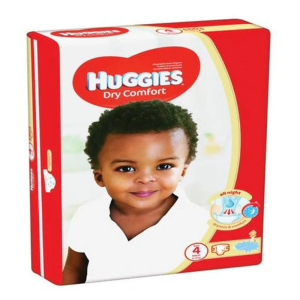 HUGGIES DRY COMFORT DIAPERS JUMBO SIZE 4