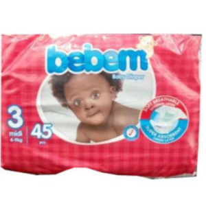 BEBEM BABY DIAPER ECO MIDI SIZE 3