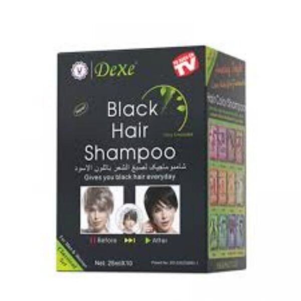 DEXE BLACK HAIR SHAMPOO 25ML - Image 2