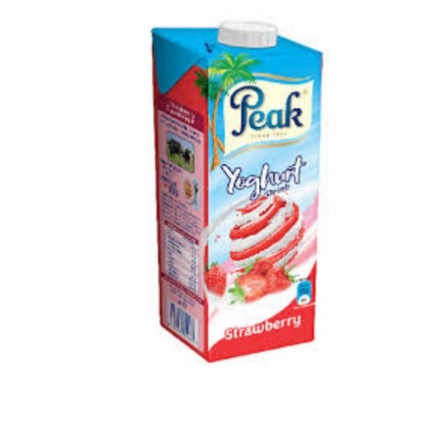 PEAK YOGHURT STRAWBERRY 1LTR