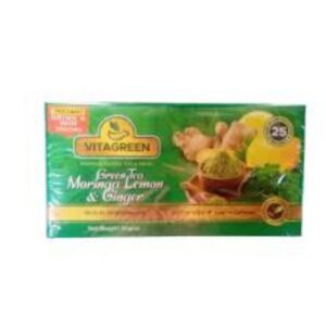 VITAGREEN GREEN TEA MORINGA LEMON & GINGER