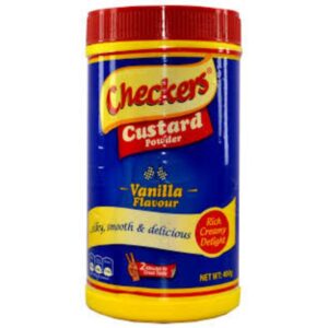 CHECKERS CUSTARD POWDER VANILLA FLAVOUR 400G