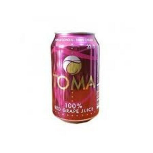 TOMA CAN RED GRAPE JUICE 33CL
