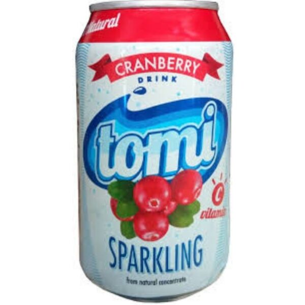 TOMI SPARKLING CRANBERRY 330ML