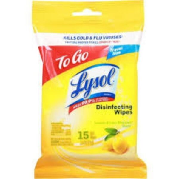 LYSOL DISINFECTING WIPES 73G - Image 2