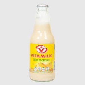 VITAMILK BANANA SOYMILK DRINK GLASS BOTTLE 300ML