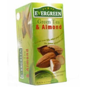 EVERGREEN GREEN TEA GINGER & ALMOND 50G
