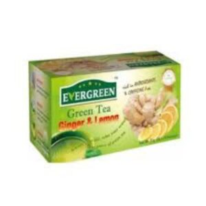 EVERGREEN GREEN TEA GINGER & LEMON