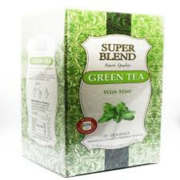 SUPER BLEND GREEN TEA WITH MINT