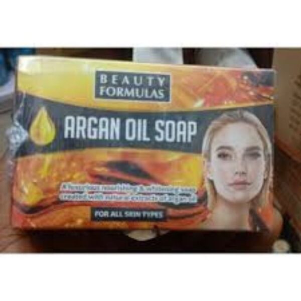 BEAUTY FORMULAS ARGAN OIL SOAP 200G - Image 2