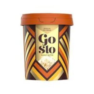 GO SLO PREMIUM ICE CREAM PEANUT BUTTER 460ML
