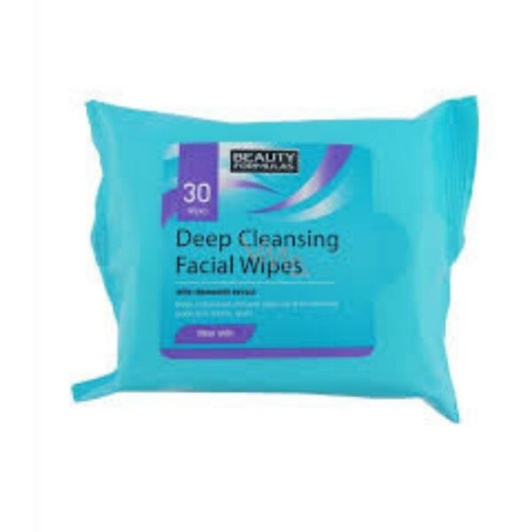 BEAUTY FORMULAS DEEP CLEANSING FACIAL WIPES - Image 2