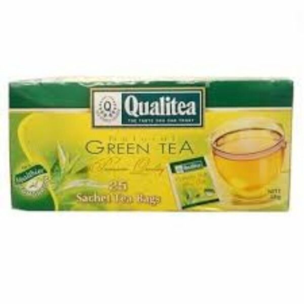 QUALITEA NATURAL GREEN TEA 50G