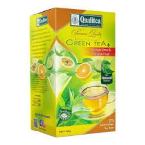 QUALITEA GREEN TEA ORANGE LIME AND PASSION FRUIT