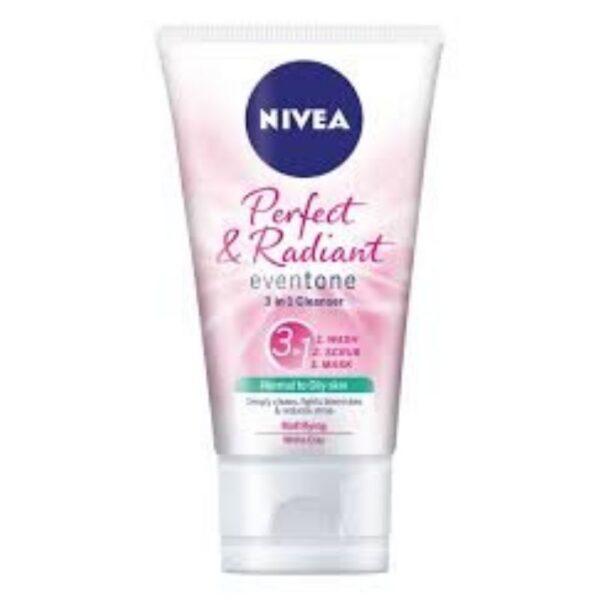 NIVEA PERFECT & RADIANT EVENTONE 3 IN 1 CLEANSER 150ML - Image 2