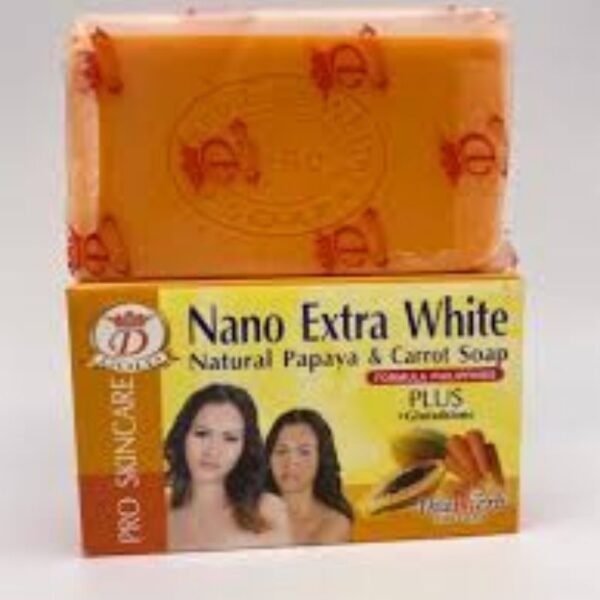 NANO EXTRA WHITE PAPAYA SOAP - Image 2