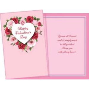 VALENTINE GREETING CARD