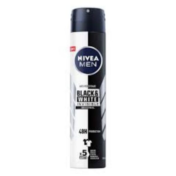 NIVEA MEN BLACK & WHITE INVISIBLE SPRAY 200ML