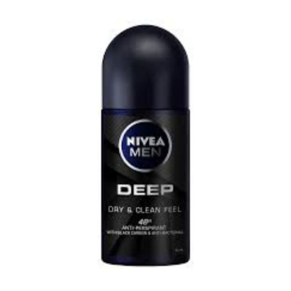 NIVEA MEN DEEP BLACK CARBON ROLL ON 50ML