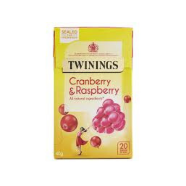 TWININGS CRANBERRY & RASPBERRY 30G - Image 2