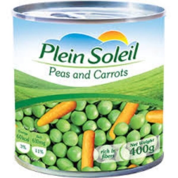 PLEIN SOLEIL - PEAS & CARROTS 400G