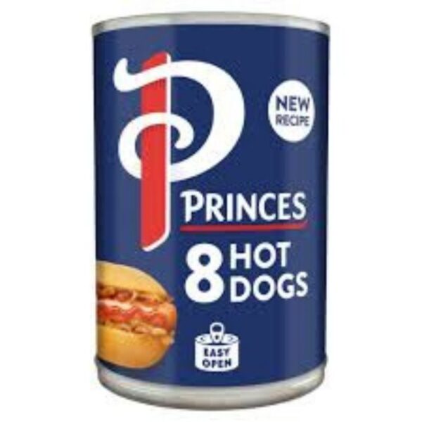 PRINCES 8 HOT DOGS 400G