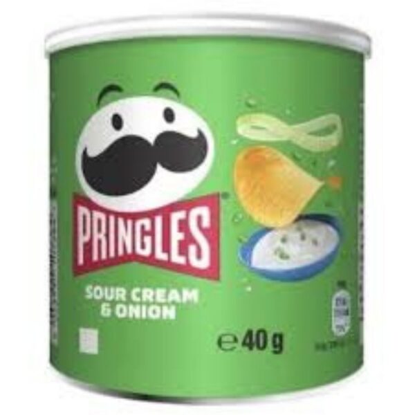 PRINGLES SOUR CREAM & ONION 40G