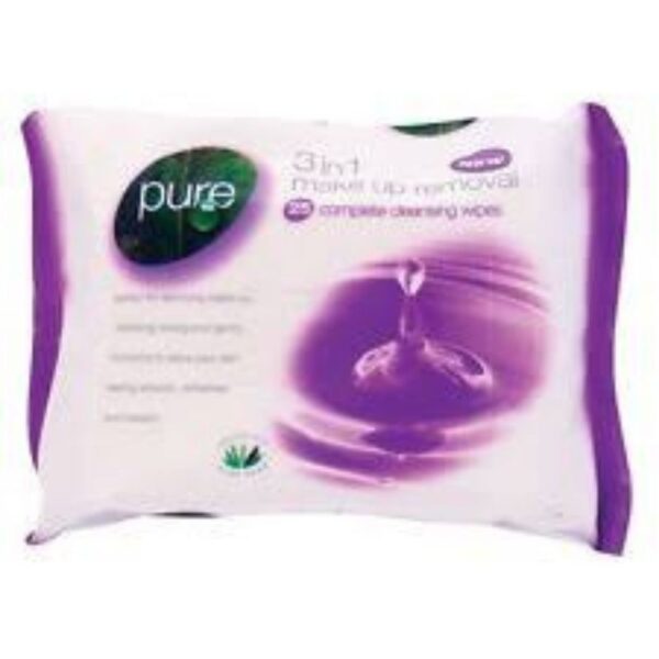 PURE 3 IN 1 MAKE-UP REMOVAL WIPES - Image 2