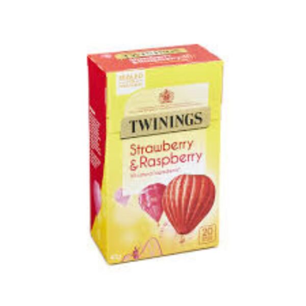 TWININGS STRAWBERRY & RASPBERRY 40G