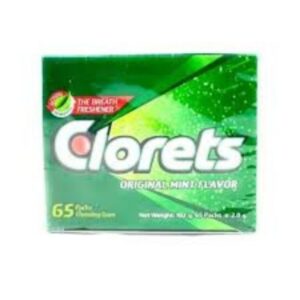 CLORETS MINT CHEWING GUM 2.8G