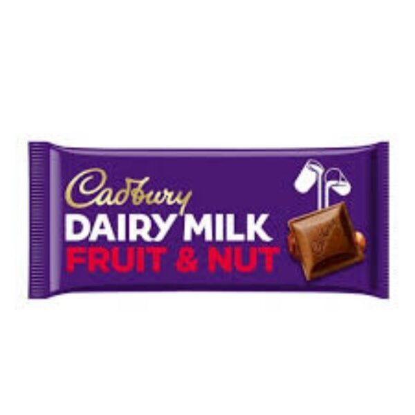 CADBURY DAIRY MILK FRUIT AND NUT 200G
