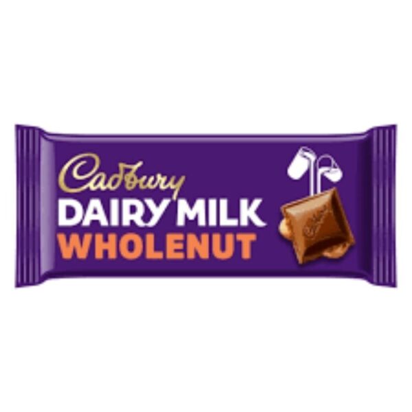 CADBURY DAIRY MILK WHOLENUT 120G