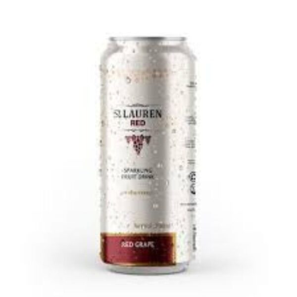 ST LAUREN RED GRAPE CAN 330ML