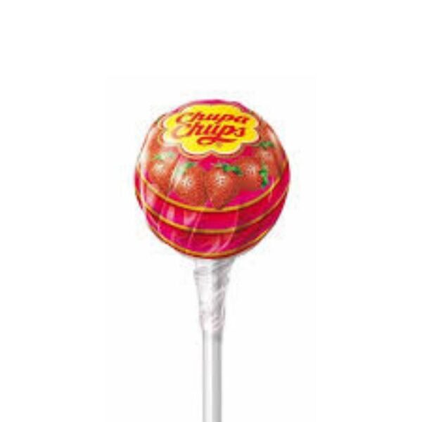 CHUPA CHUPS LOLLIPOP STRAWBERRY FLAVOUR