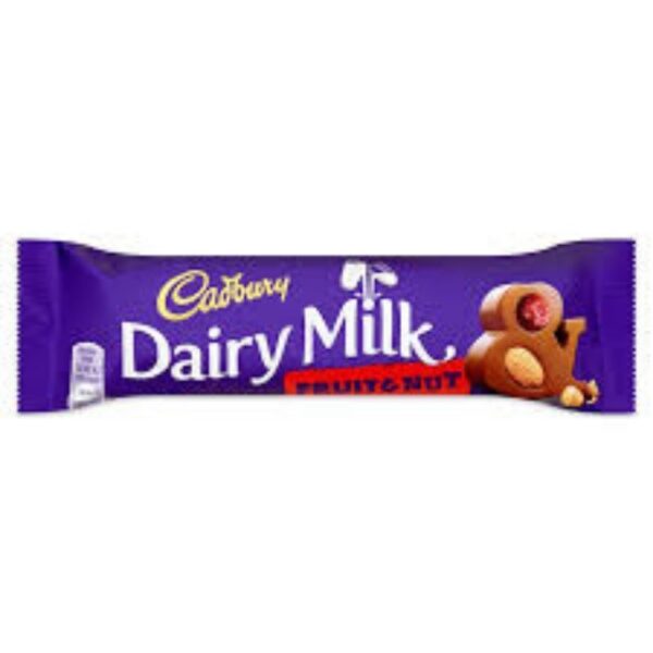 CARDBURY DAIRY MILK FRUIT AND NUT 45G