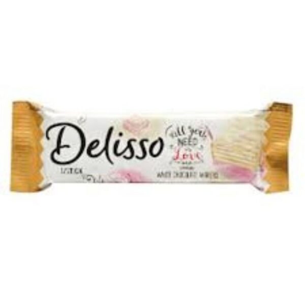 DELISSO WHITE CHOCO WAFERS SMALL SIZE