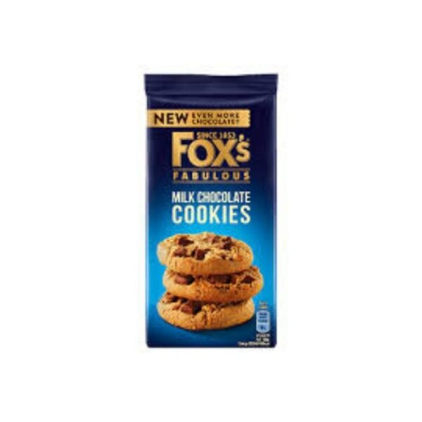 FOX FABULOUS MILK CHOCOLATE COOKIES
