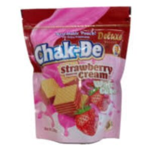 CHAK-DE STRAWBERRY WAFER CUBES 150G