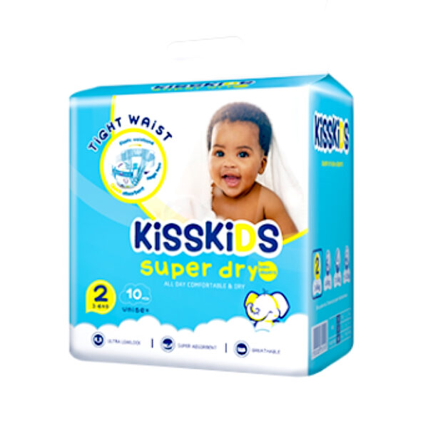 KISSKIDS SIZE 2 MINI 3-6KG 10PCS