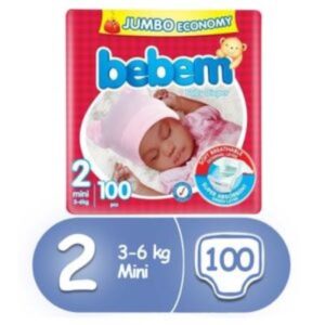 BEBEM 2MIDI 3-6KG 100PCS